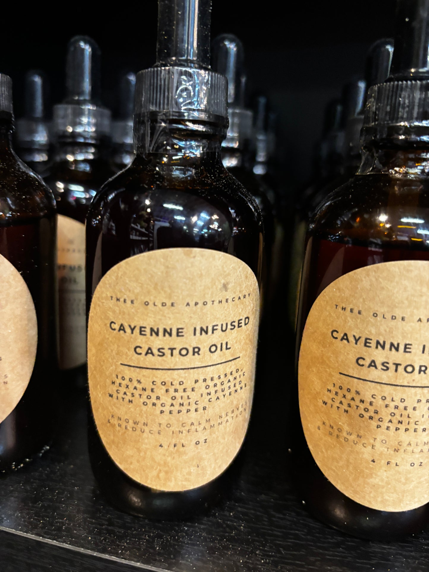 Cayenne Infused Castor Oil