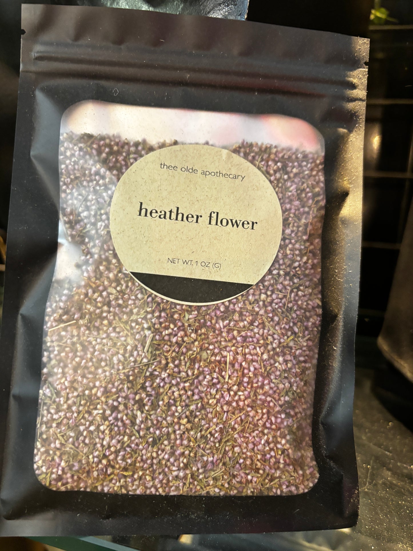 Rubbed Heather Flower