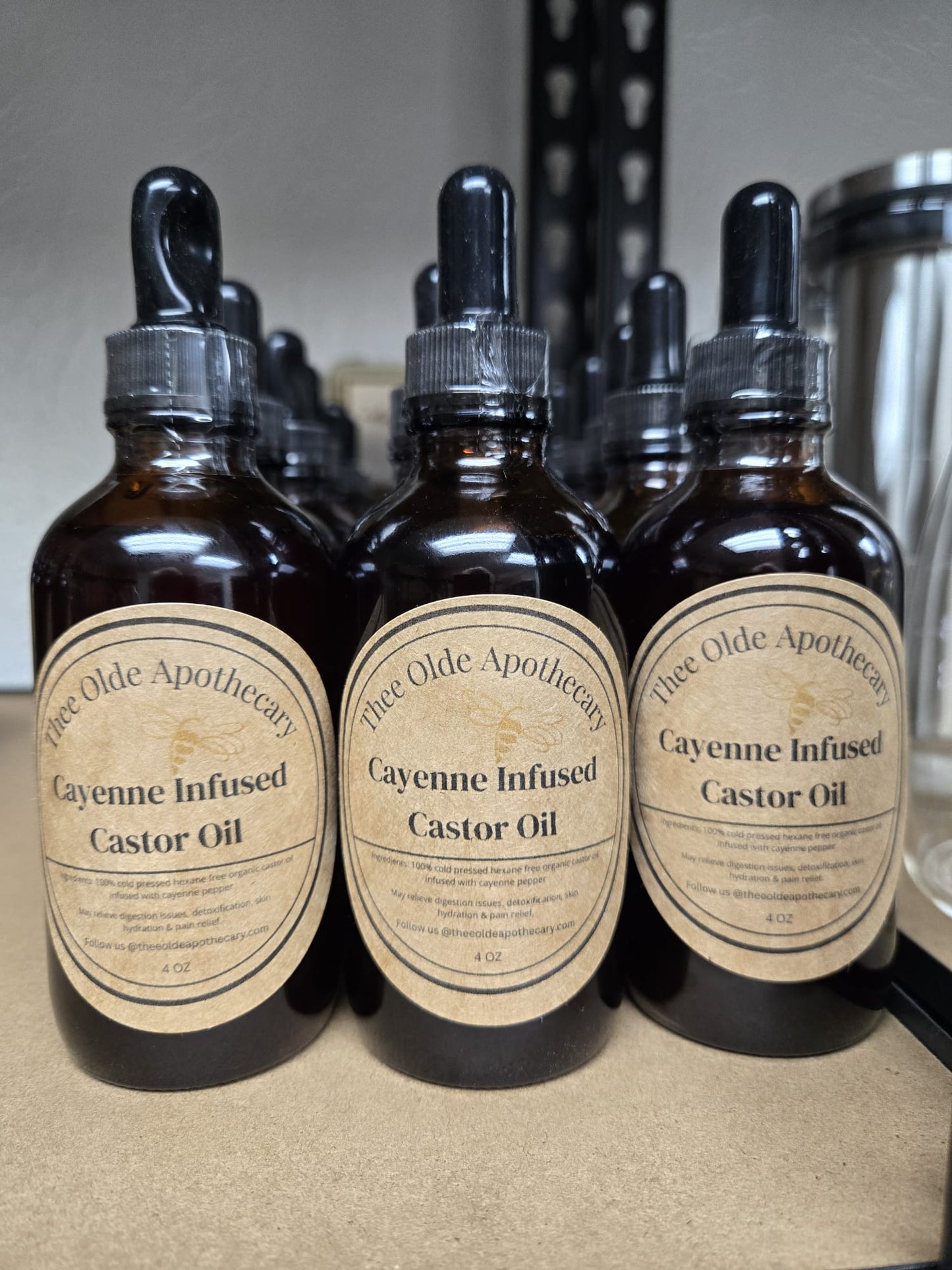 Cayenne Infused Castor Oil
