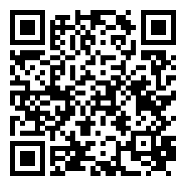Black and white QR code