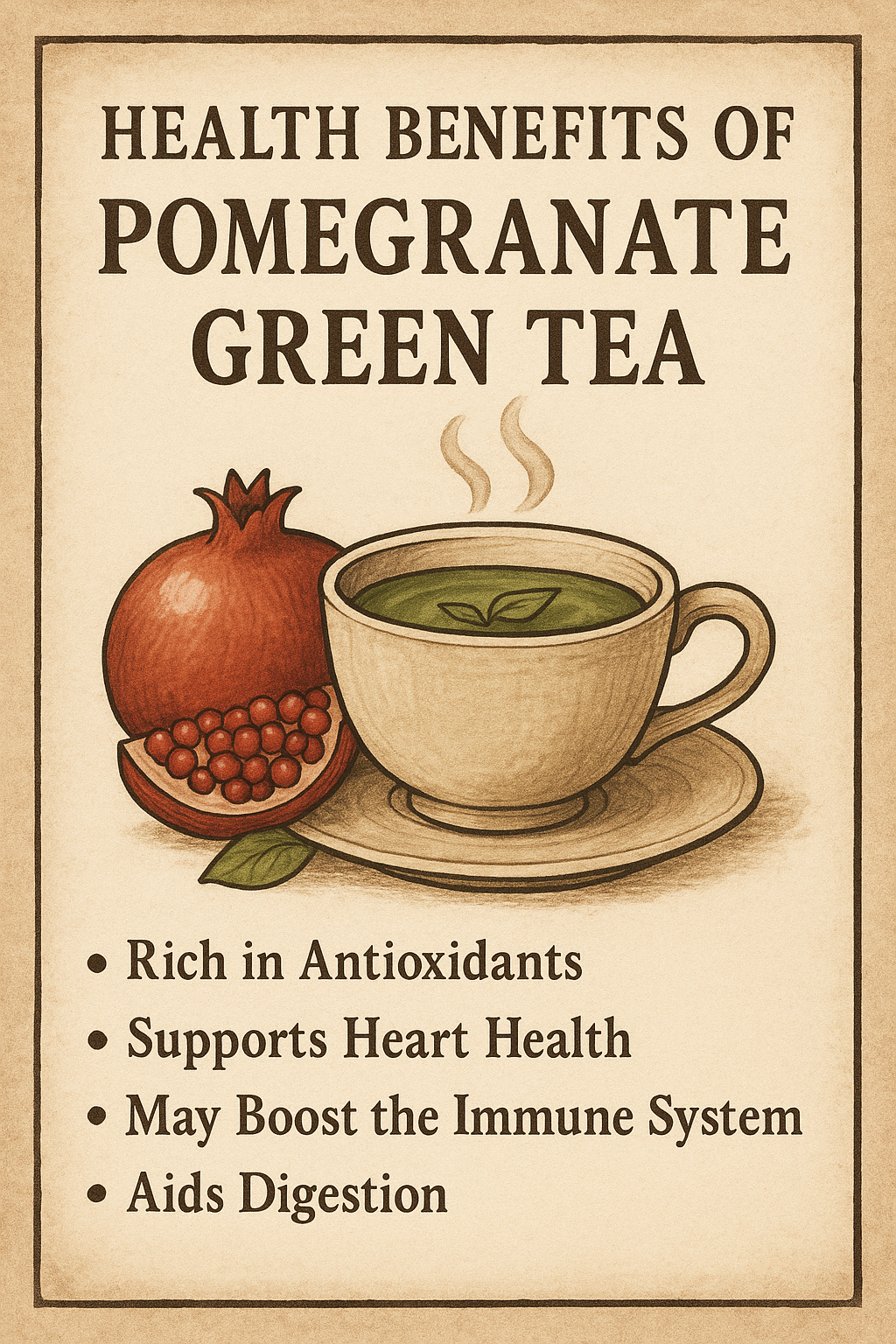 Pomegranate Green Tea