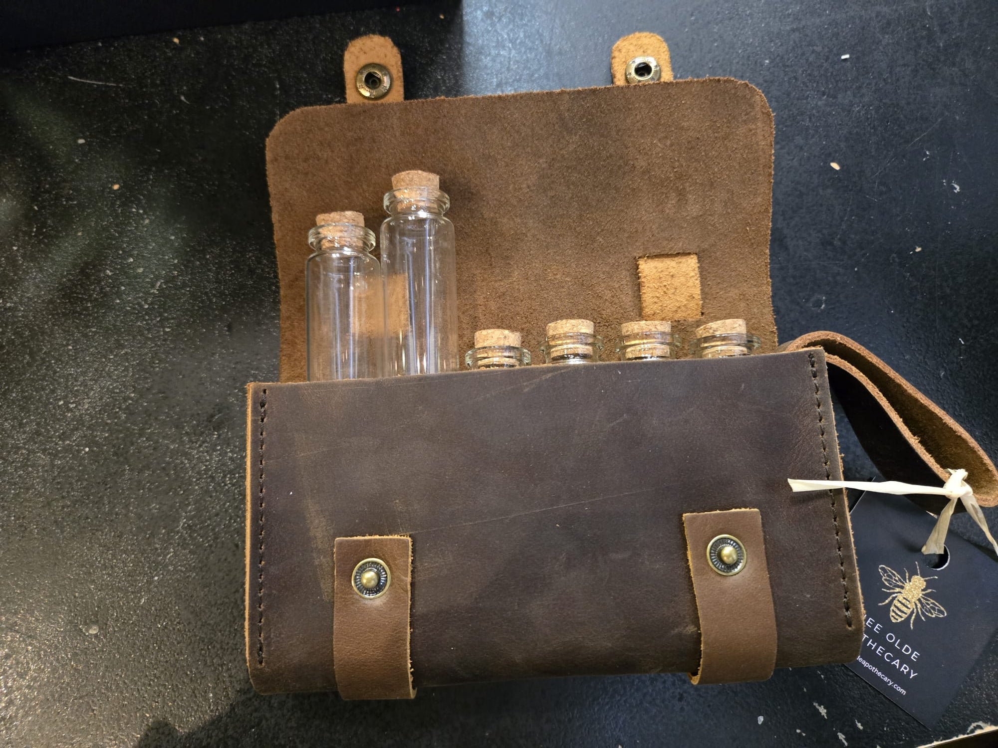 Leather Spice Pouch